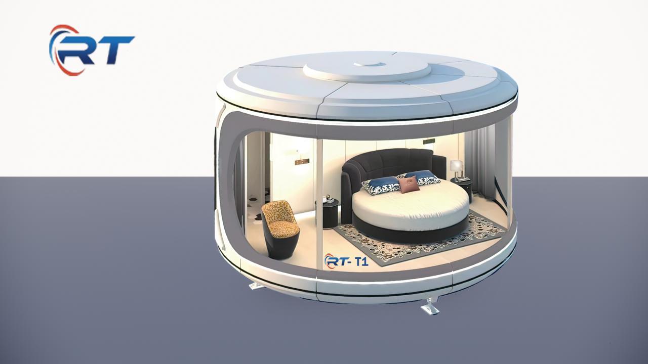 Space capsule house circolare T1